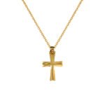 Ανδρικός Σταυρός σε Χρυσό Κ14