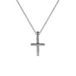 Σταυρός Γυναικείος σε Λευκόχρυσο Κ14