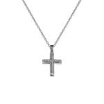 Σταυρός Γυναικείος σε Λευκόχρυσο Κ14