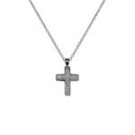 Σταυρός Γυναικείος σε Λευκόχρυσο Κ14