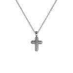 Σταυρός Γυναικείος σε Λευκόχρυσο Κ14