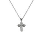 Σταυρός Γυναικείος σε Λευκόχρυσο Κ14