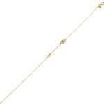 Βραχιόλι Μάτι Σταυρός σε Χρυσό Κ9