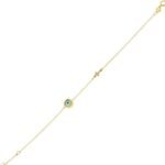 Βραχιόλι Μάτι Σταυρός σε Χρυσό Κ9