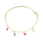 Παιδικό Βραχιόλι σε Χρυσό Κ9