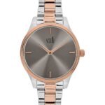 VISETTI Serena Two Tone Stainless Steel Bracelet  HF-361SRI