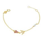 Βραχιόλι Παιδικό Κορώνα σε Χρυσό Κ9