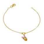 Βραχιόλι Παιδικό Disney σε Χρυσό Κ14