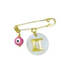 Παιδική Παραμάνα με Ζώδιο σε Χρυσό Κ14