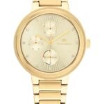 Tommy HILFIGER Casual Crystals Gold Stainless Steel Bracelet 1782536