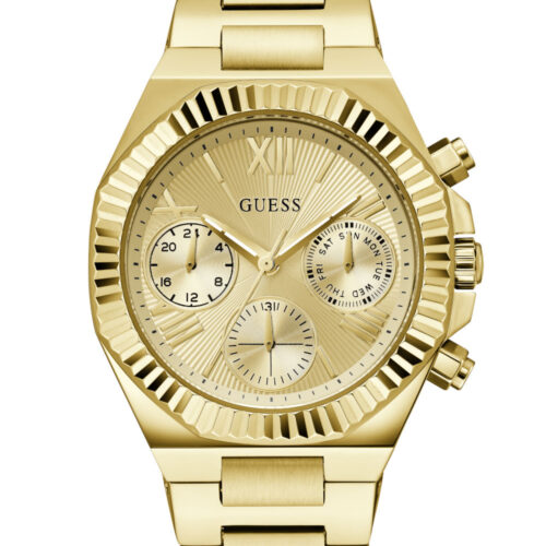 GUESS EQUALITY GW0769L2 Gold Γυναικείο Ρολόι Quartz Multifuction Ακριβείας