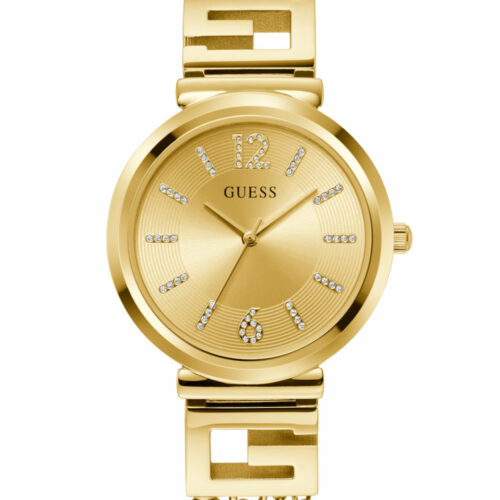 GUESS G CLUSTER Gold GW0545L2 Γυναικείο Ρολόι Quartz Ακριβείας