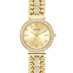 GUESS GALA Gold GW0401L2 Γυναικείο Ρολόι Quartz Ακριβείας