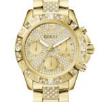 GUESS MAJESTY GW0771L2 Gold Γυναικείο Ρολόι Quartz Multifuction Ακριβείας
