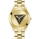 GUESS TRI PLAQUE Gold GW0675L2 Γυναικείο Ρολόι Quartz Ακριβείας