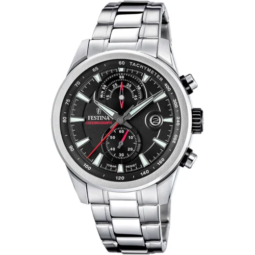 FESTINA Ανδρικό Ρολόι Stainless Steel Chronograph F20694/6